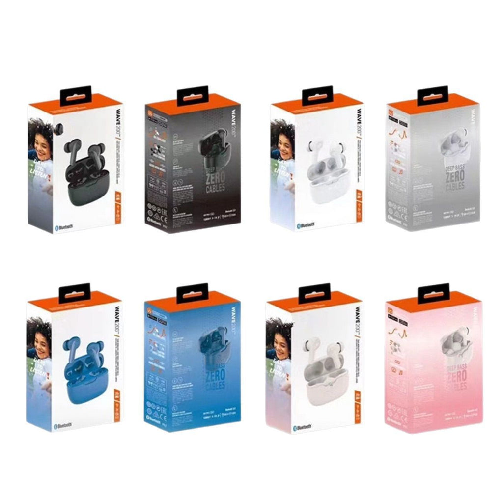 Auriculares inalámbricos Bluetooth JBL WAVE200TWS con graves potentes